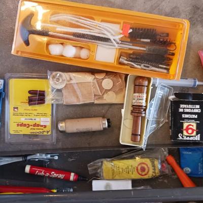 METAL TOOL BOX FULL OF USEFUL THINGS