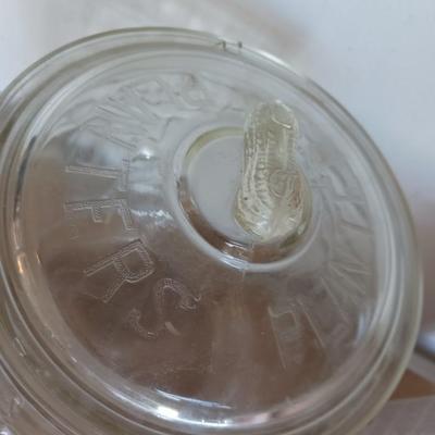 PLANTERS PEANUTS GLASS CANISTER, COFFEE GRINDER, PYREX BOWL AND MORE