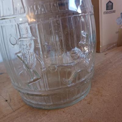 PLANTERS PEANUTS GLASS CANISTER, COFFEE GRINDER, PYREX BOWL AND MORE