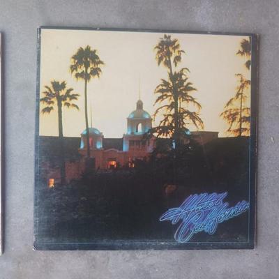 THE CARS & THE EAGLES VINYL RECORDS