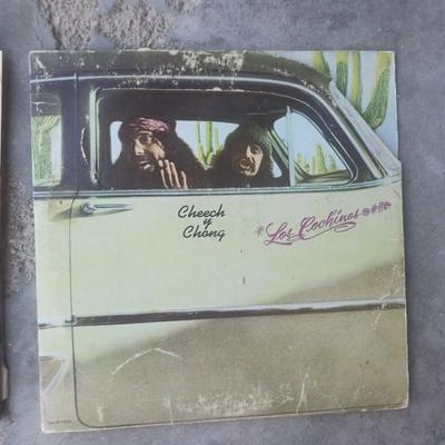 CHEECH & CHONG PLUS SANTANA VINYL RECORDS