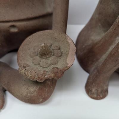 Terra Cotta Aztec Figures
