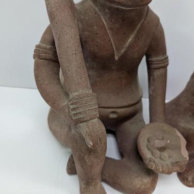 Terra Cotta Aztec Figures