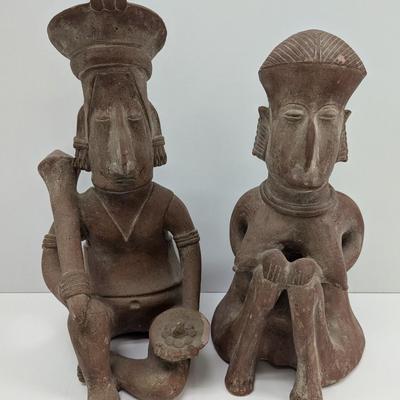 Terra Cotta Aztec Figures