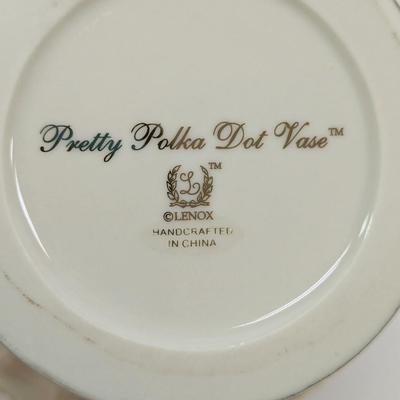 Lenox "Pretty Polka Dot Vase"