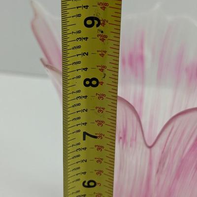 Decorative Pink Glass Vase