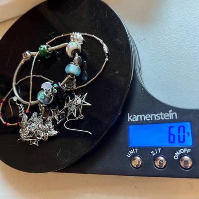 Sterling Silver Jewelry Lot Incl. Pandora Bracelet