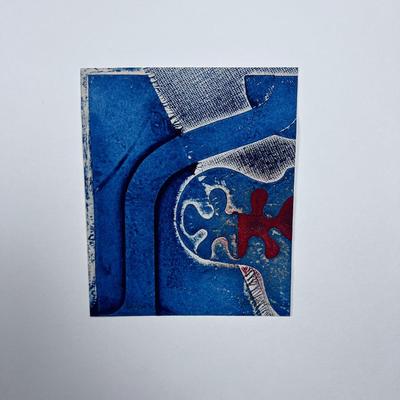Etching Titled: TREFLE I 41/100 by F. Fitermann 