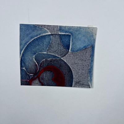 Etching Titled:  OREILLE II  5/100 by F. Fitermann 