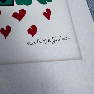 H. Matisse Signed Print WOW!!!! Juin 50 