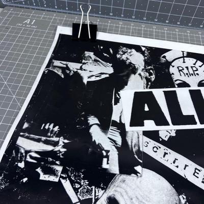 Original Punk Rock Poster of Alien Sex Fiend 