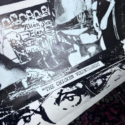 Original Punk Rock Poster of Alien Sex Fiend 