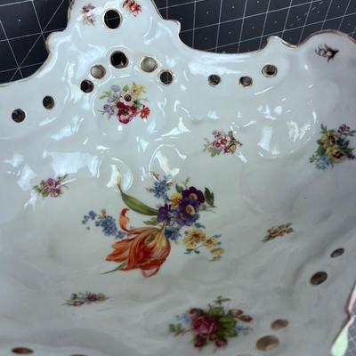 Dresden Floral Cherubs CENTERPIECE 