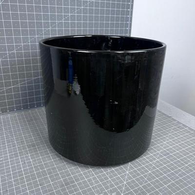 Mid Century GAINEY 13" Black Planter