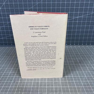 1st Edition Signed by Author J. Lawrence Pool, AMERICA'S VALLEY FORGES AND VALLEY FURNACES 