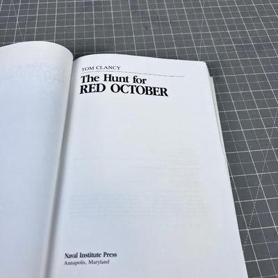 THE HUNT FOR RED OCTOBER, by Tom Clancy Possibly 1st Edition.  