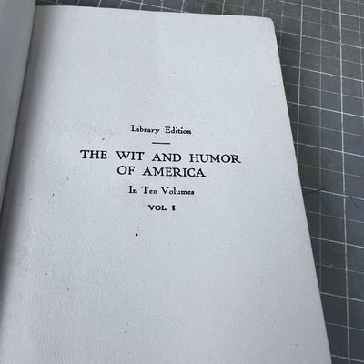 The Wit and Humor of American 10 Volumes Dated 1911 