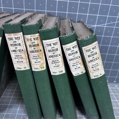 The Wit and Humor of American 10 Volumes Dated 1911 
