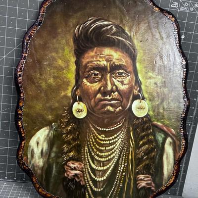 Native American Decoupage Print 