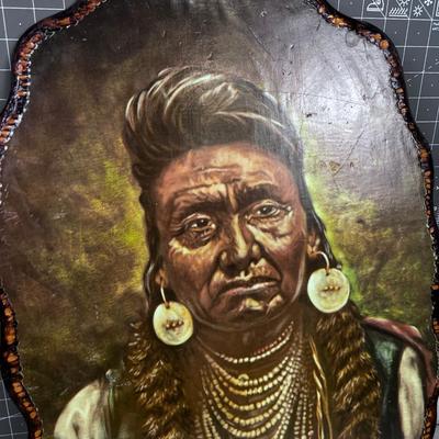 Native American Decoupage Print 