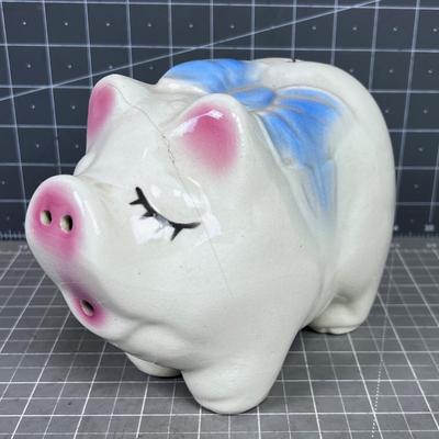 Vintage Piggy Bank 