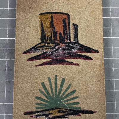 Monument Valley Sand Painting by YAZZIE 