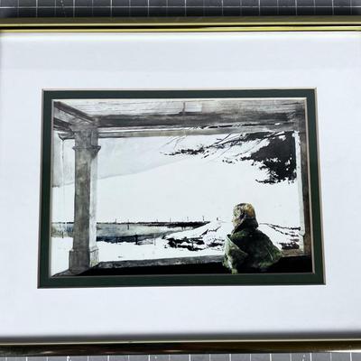 STUDY FOR EASTER SUNDAY By Andrew Wyeth Print Watercolor