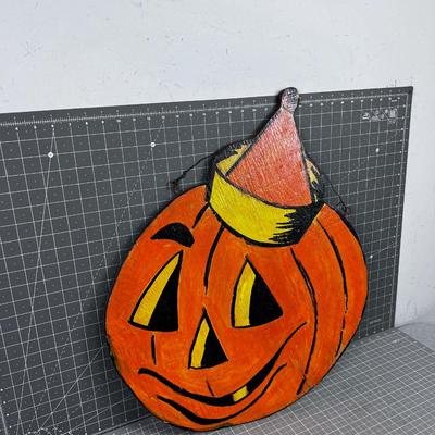True San Francisco ARTIST, PUMPKIN Cut Out by Clam Lynch