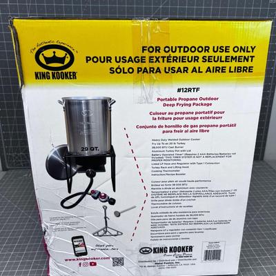 Brand New in the Box KING COOKER Turkey Fryer