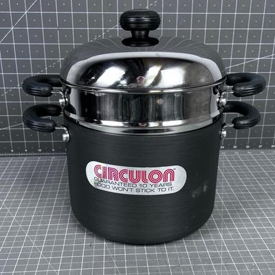 Circulon -  Double Boiler Pan With Lid NEW 