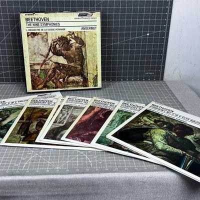 BEETHOVEN - the 9 Symphonies in 8 Records