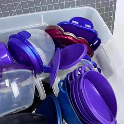 Large Container of Matched up Lock & Lock Food Container
