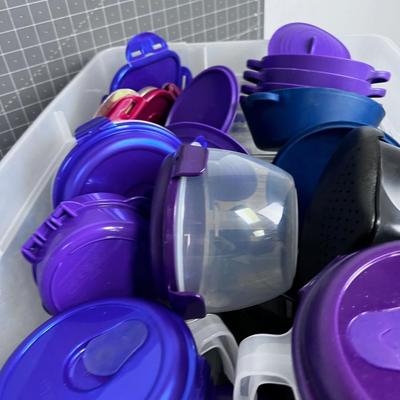 Large Container of Matched up Lock & Lock Food Container
