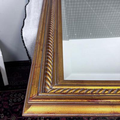 Large Mirror, with Rope Style Edge