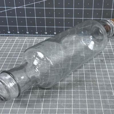 Glass Rolling Pin with CORK