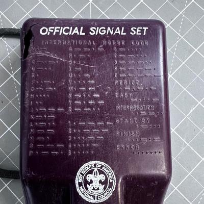 Boys Scouts: Official Morris Code Signal Set 