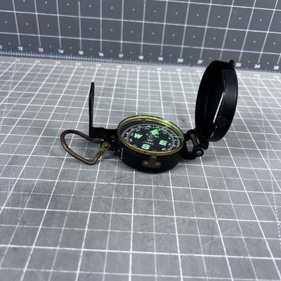 Lensatic Compass, Vintage 
