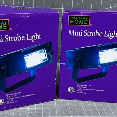 2 Mini Strobe Lights