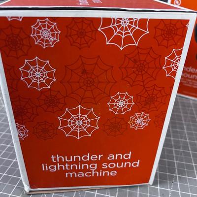 2 Thunder and Lightening Sound Machines 