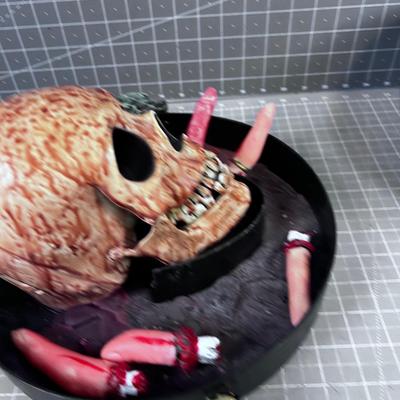 Skull Candle Holder & Candy Bowl