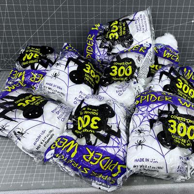 10 Packages of Spider Web