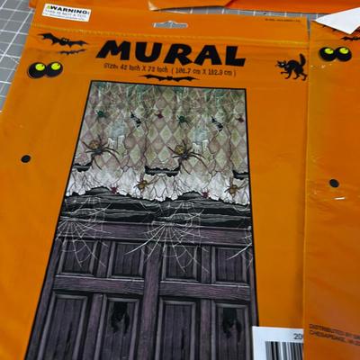 Halloween Window Temp Stickers (7) NEW 