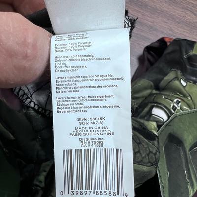 2 Costumes Mutant Ninja Turtle Small  and HALO Medium 