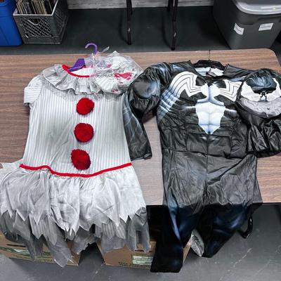 SPOOKY: CLOWN DRESS (WEIRD) and Marvel VENOM Outfit