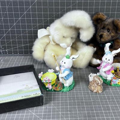EASTER Stuff: Resin, Cards, Bunny Plushies ETC.