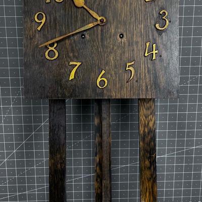Arts & Crafts Clock NICE!!! 
