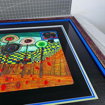 Modern Abstract Signed, Marker  