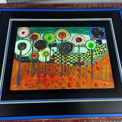 Modern Abstract Signed, Marker  