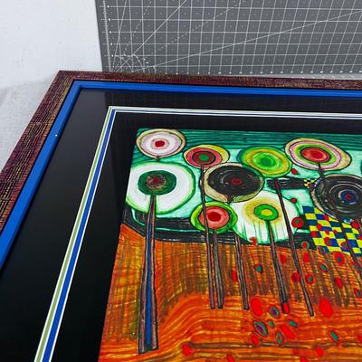 Modern Abstract Signed, Marker  