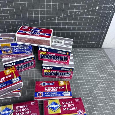 MATCHES! Lots of matches